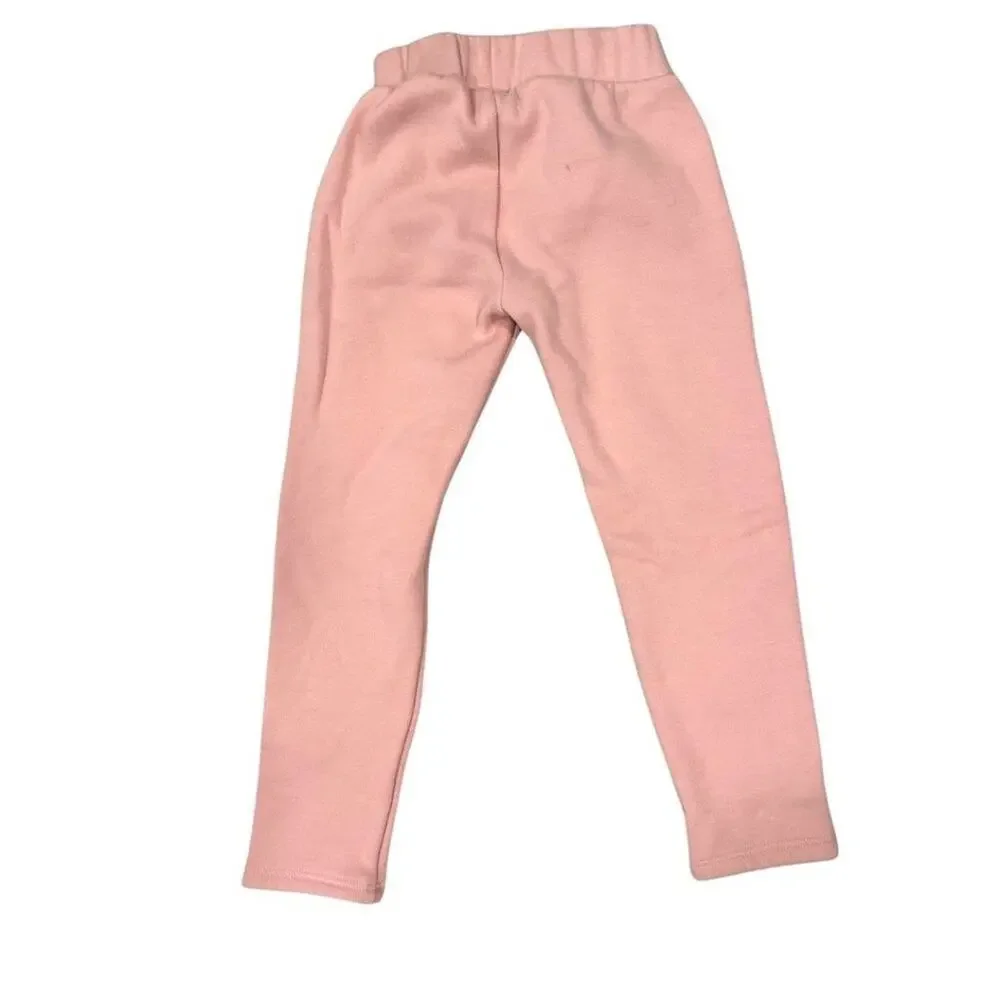 GAP Kids Sherpa-Lined Leggings Pink XS